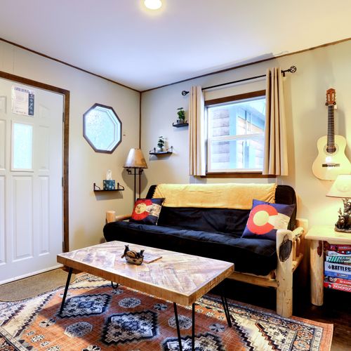 You’ll find plenty of games and things to do inside the cabin, too.