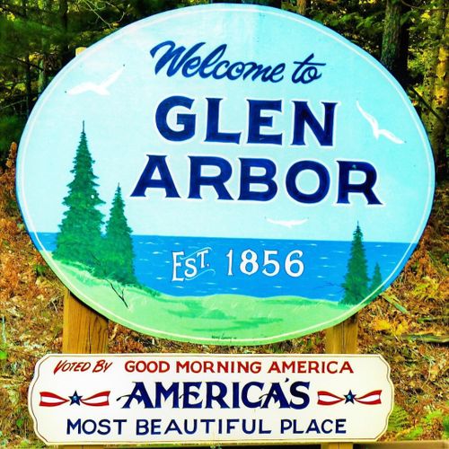 Extra:  the nearby town of glen arbor is widely recognized as one of the most beautiful towns in america.