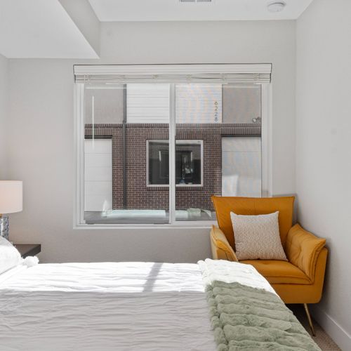 Fill your mornings with natural light from the comfort of the corner chair.