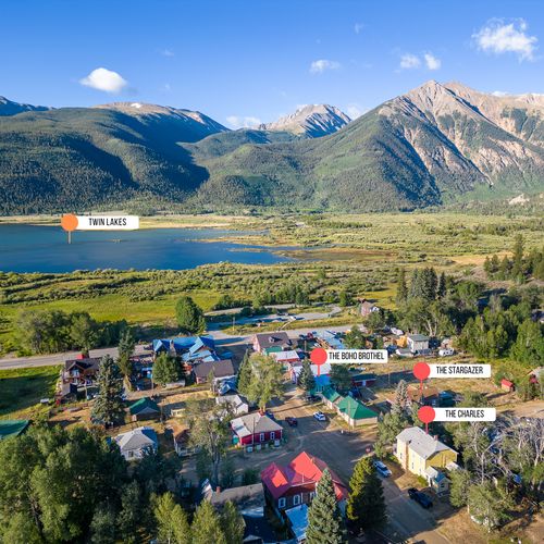 Surrounded by the national forest, twin lakes is conveniently nestled at the base of the rockies' tallest mountains.