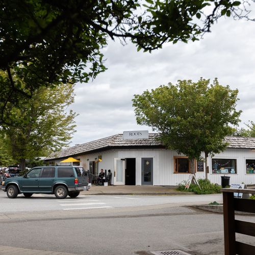 The charming village of Eastsound.  Small shops and cafes line the two main streets of this island town.