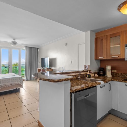 Your home away from home. A fully equipped kitchen for all your needs.