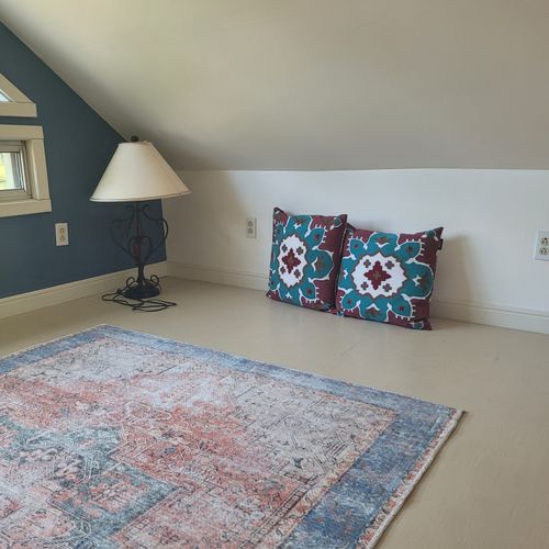 Loft:  there is a cute loft area up above the kitchen.