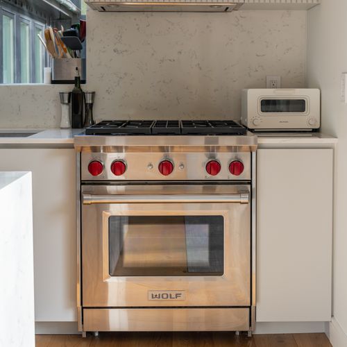 High-end appliances are designed to make cooking a joy.