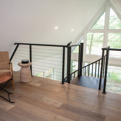 Interior view from our upstairs bedroom.