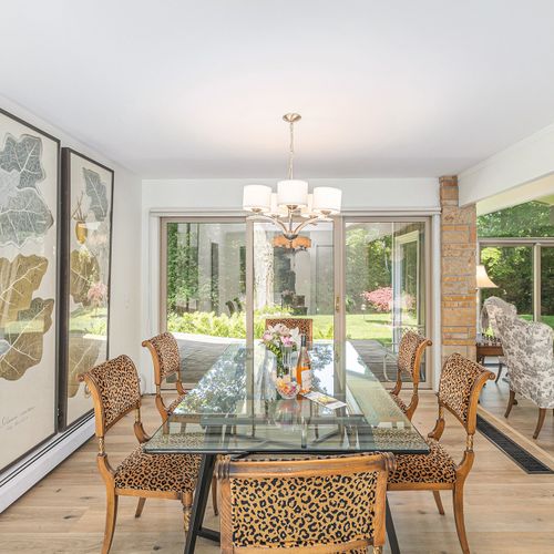DINING ROOM:  The lovely formal dining room with seating for 6 adults.