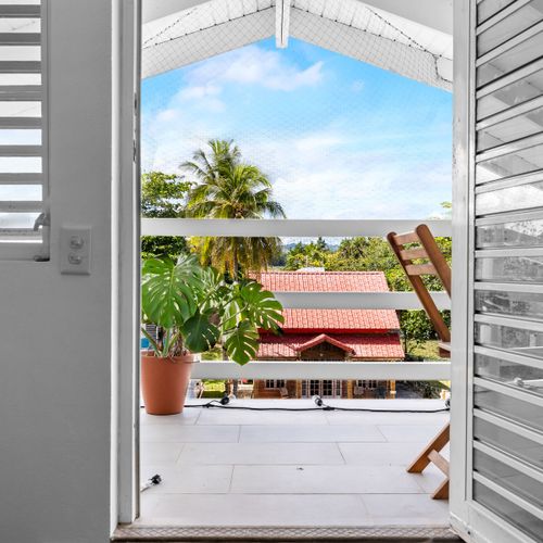 balcony entrance with views