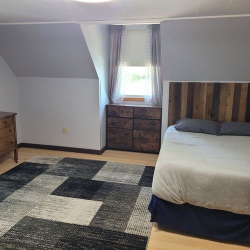 BEDROOM #3:  Features a twin-on-full bunk bed and a queen-size bed.