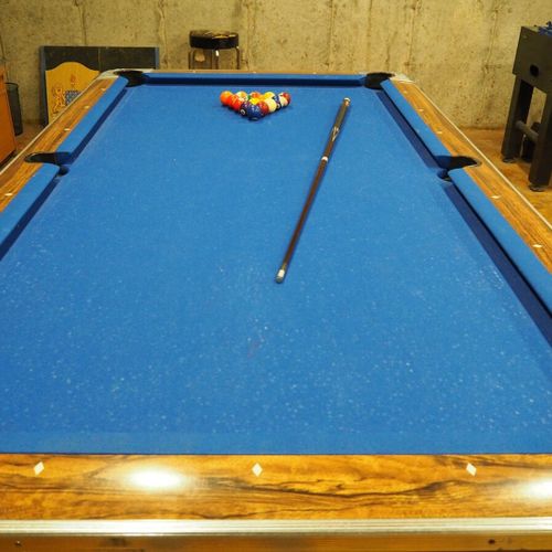 Game and fitness room:  each reservation includes free use of the game and fitness room that is in the basement of the "big house" on the property (where the owners live).