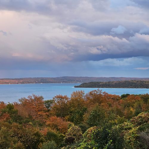 Exterior:  a view of crystal lake from the house