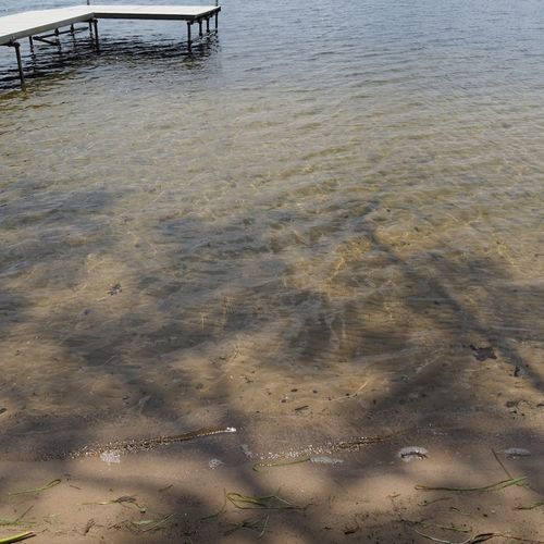 Exterior:  another view of the wonderfully sandy lake bottom at the property.