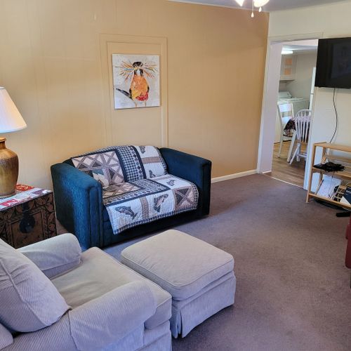 OVERALL:  Overview of the living room.