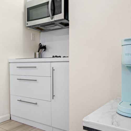 The scent of delicious food fills the air. The kitchen is ready for your meals.