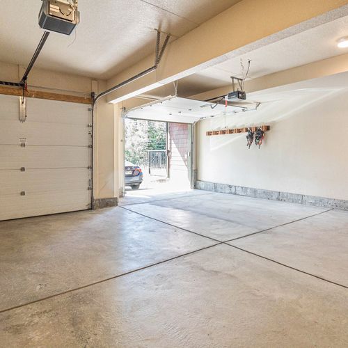 Keep your ride safe and sound with our spacious 2 car garage