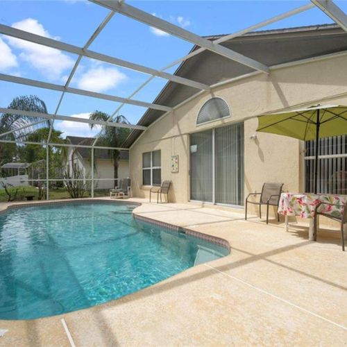 Swim your worries away in this private pool