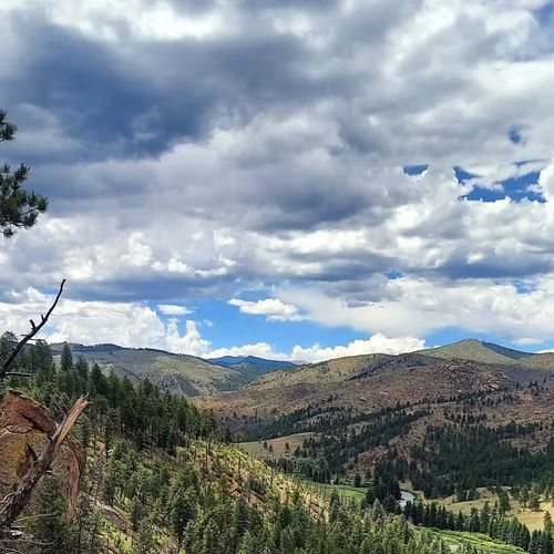 Bask in the lovely creek and hillside peaks from the lodge.