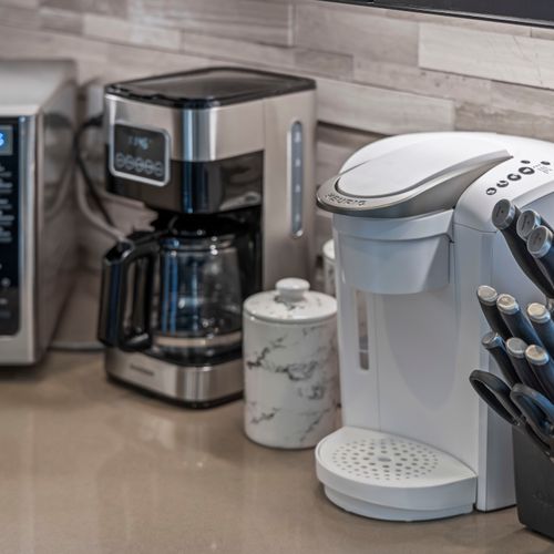 Essentials stocked for your perfect cup.