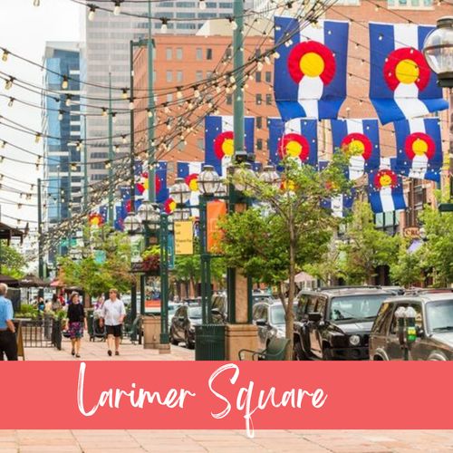 Just steps away from larimer square.