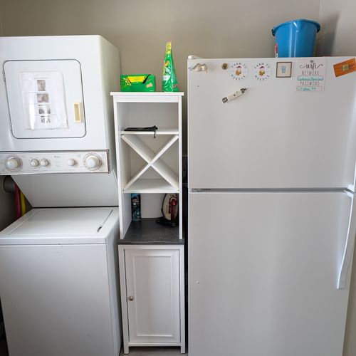 KITCHEN:  Recently updated kitchen with all appliances including a dishwasher and a good supply of cooking and dining utensils.