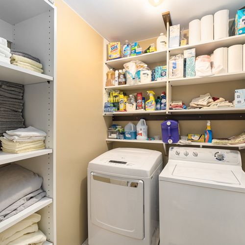 LAUNDRY ROOM (MAIN FLOOR):  The home has a very convenient laundry room.  Note that the entrance to the laundry room is from within BEDROOM #1.
