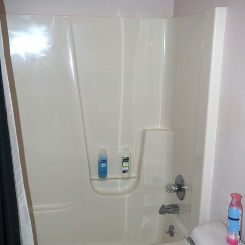 Bathroom #2 (lower level):  full bathroom on the lower level.