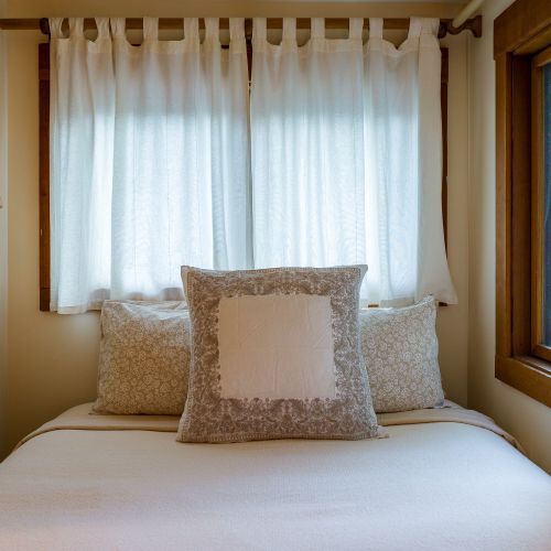 Guest Bedroom #3 upstairs with a shared full bathroom.