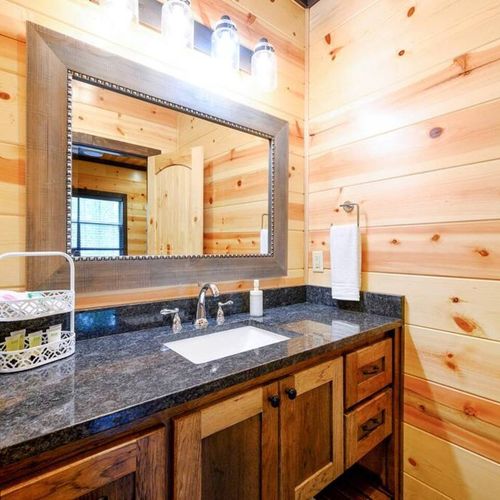 Full private bathroom.
