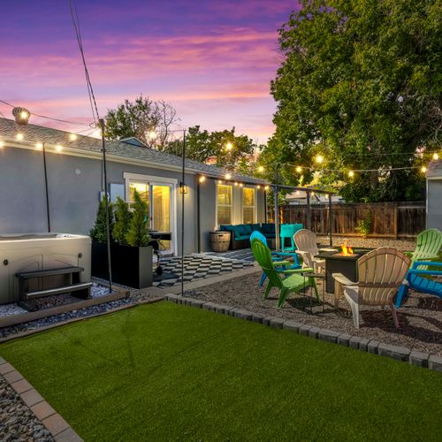 Enjoy backyard perks and open-air sunsets.