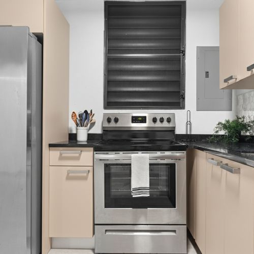 Prepare gourmet meals in this well-appointed space.