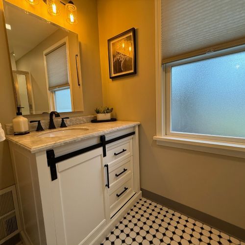Bathroom #1:  this is a private full en suite bathroom for bedroom #1