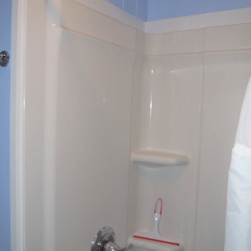 Bathroom #1:  full bathroom on the main floor.
