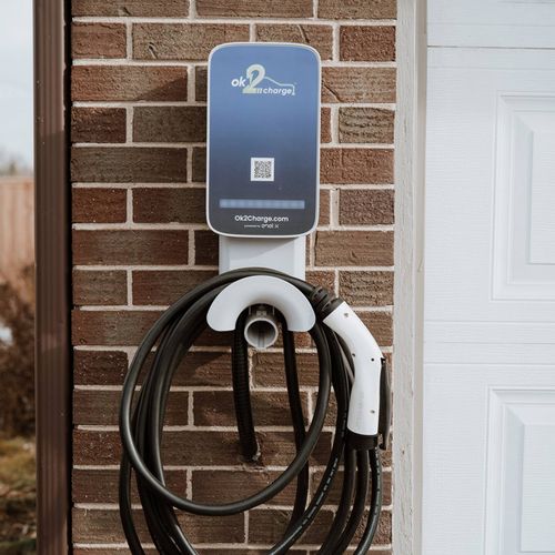 - convenient ok2charge electric vehicle charger located right outside the garage
- eco conscious amenity for guests driving electric cars or plug in hybrids
- power up your ride overnight so you're ready to explore each day