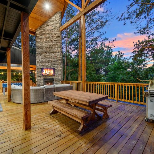 Outdoor dining table!
