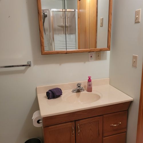 BATHROOM #2:  Full bathroom on the second floor.