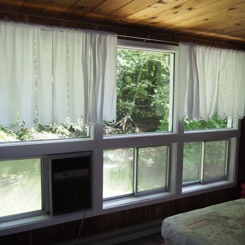 Bedroom #4 (second floor):  quiet room that backs to woods.