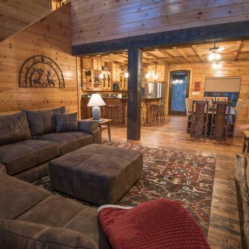 The open concept allows you to never miss a moment no matter where you sit!