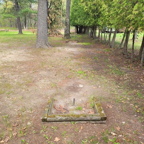 Exterior:  a horseshoe pit for fun with family and friends