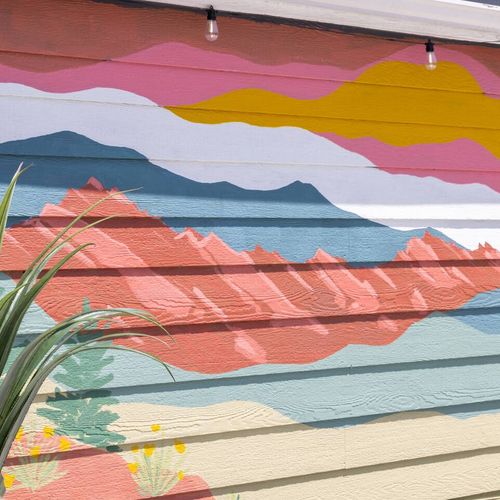 Playful pops of color fill this space with thoughtful touches throughout.