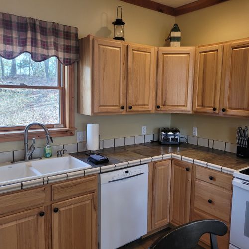 Kitchen:  the home has a large and beautiful kitchen with all appliances including a dishwasher.