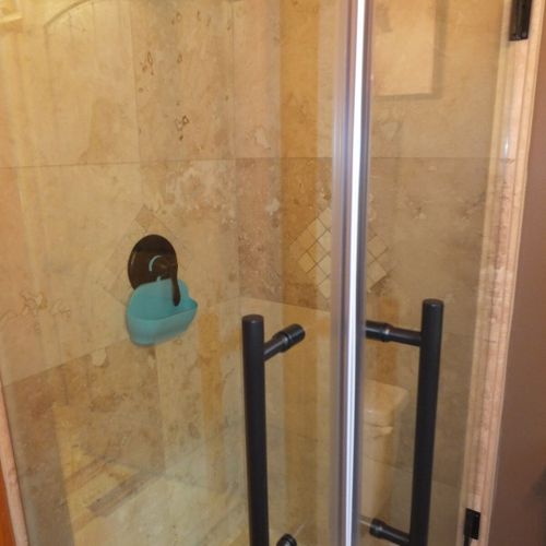 Bedroom #3:  another view showing the gorgeous shower.