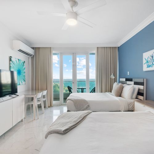 Relax in style with panoramic floor-to-ceiling window