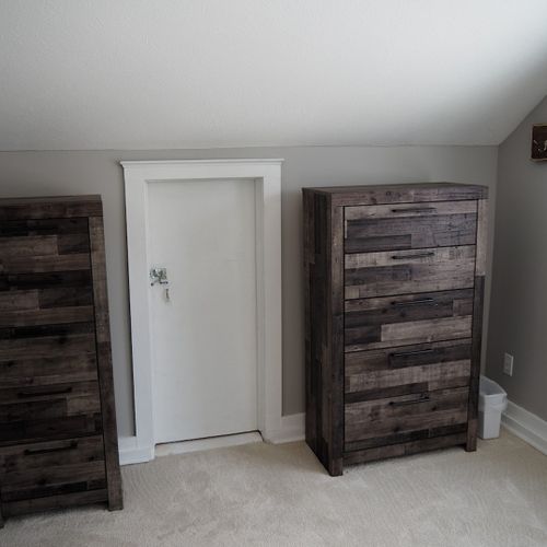 Bedroom #2:  on second floor and features a queen-size bed.