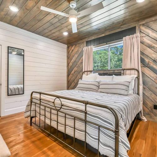 Upstairs you will find the Master Suite, equipped with a King bed.