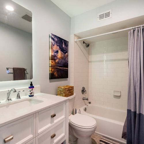 Experience ultimate privacy with a second bathroom on the 3rd floor.