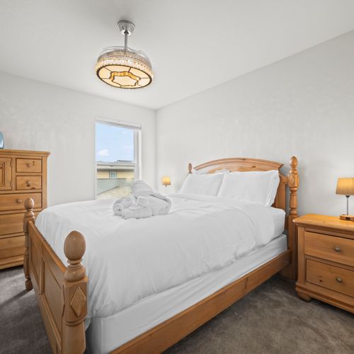 Bedroom retreat made for deep sleep and slow mornings.