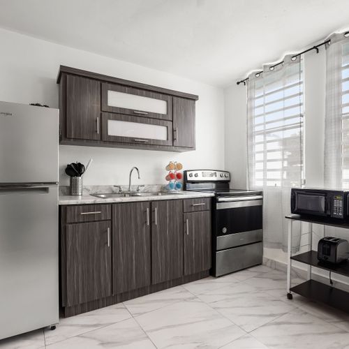 Modern, fully-equipped kitchen for all your culinary needs.