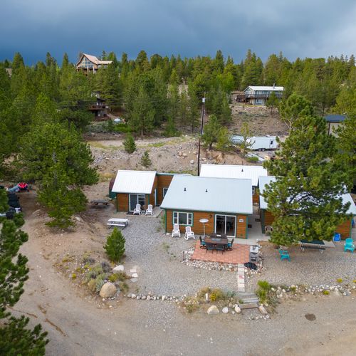 A bird's-eye view of your next evergreen escape.