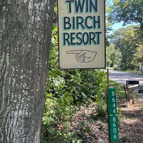 Area photos:  the entrance sign for the property.
