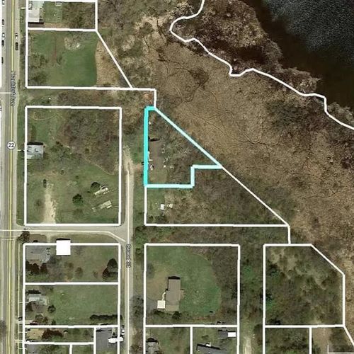 Exterior:  the lot for the house, which is shown in the light green lines.
