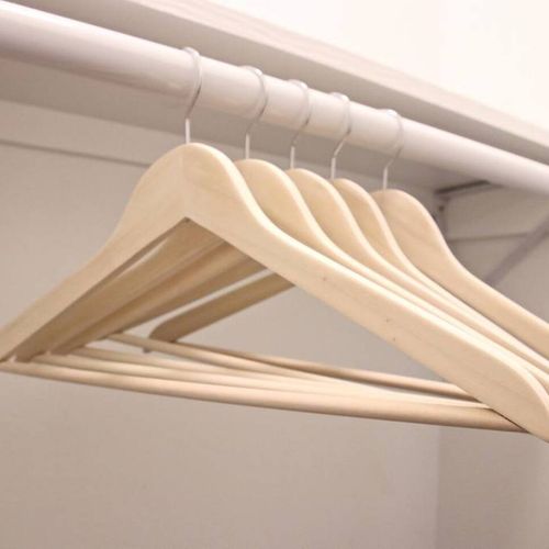 Ample closet space w/ hangers to keep your stay organized.